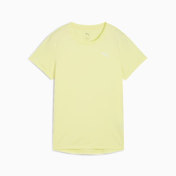 Train All Day Essentials Crew Tee Women, Gold Moon, large-ZAF