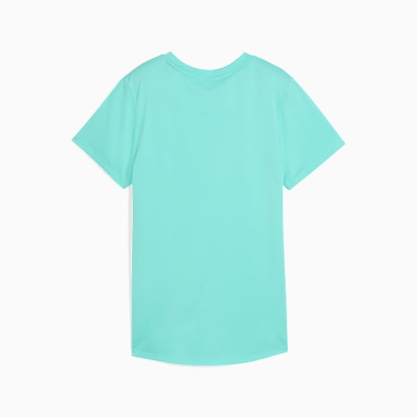 Train All Day Essentials Crew Tee Women, Aquatic, large-MEX