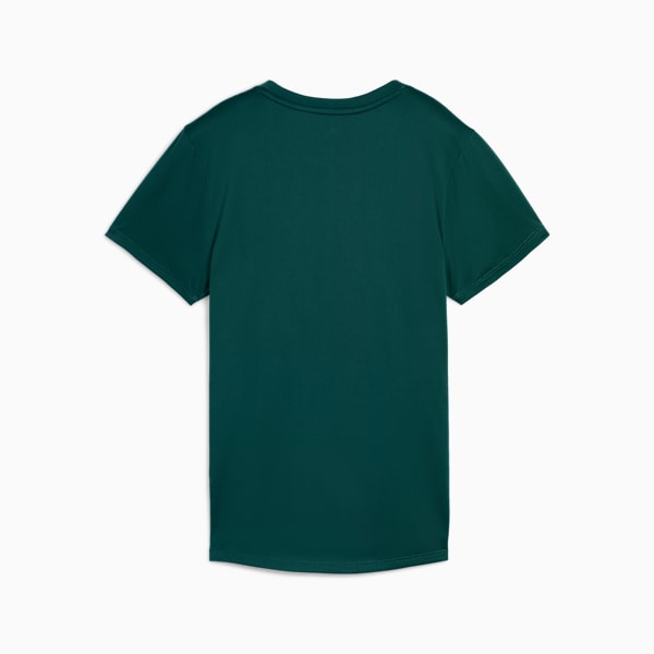 Train All Day Essentials Crew Tee Women, Green Terrain, large-MEX