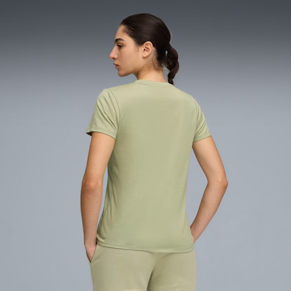 Train All Day Essentials Crew Tee Women, Lux Army, large-ZAF
