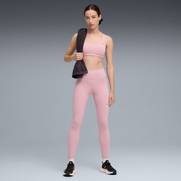 Leggings tiro alto CLOUDSPUN para mujer, Poised Pink Heather, large-MEX