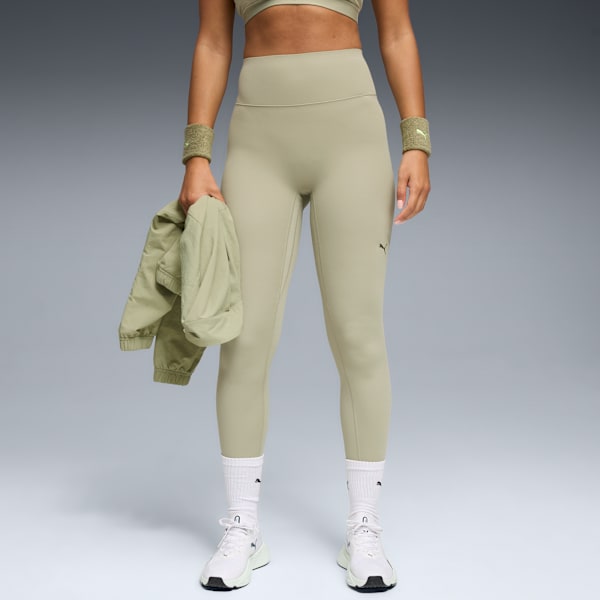 Shorts de tiro alto SHAPELUX Training para mujer, Lux Army, large-MEX