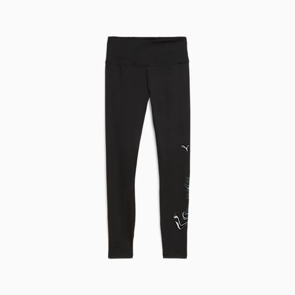 GREEN TERRAINS High-Waist Training Tights Women, PUMA Black, large-MEX