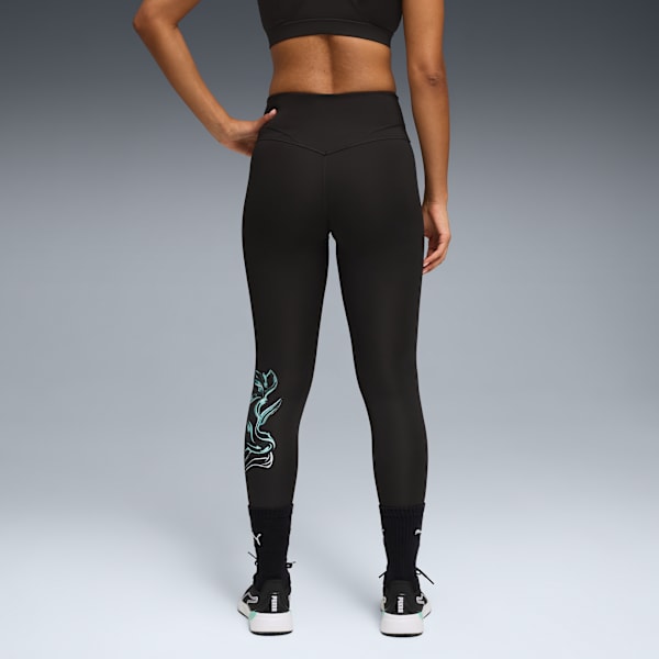 GREEN TERRAINS High-Waist Training Tights Women, PUMA Black, large-MEX
