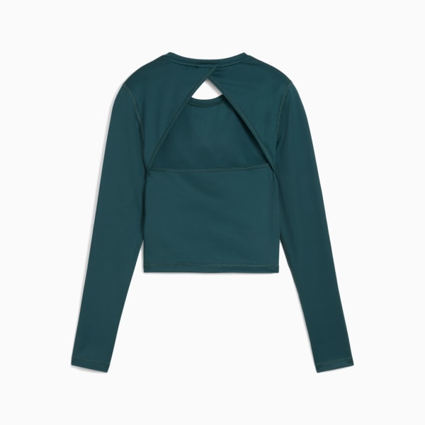GREEN TERRAINS Long Sleeve Training Top Women, Green Terrain, large-MEX