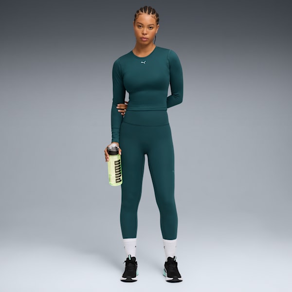 GREEN TERRAINS Long Sleeve Training Top Women, Green Terrain, large-MEX
