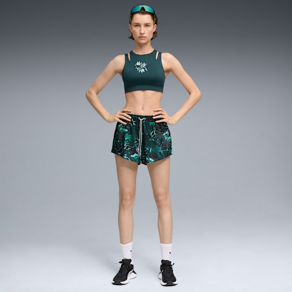 Shorts de entrenamiento GREEN TERRAINS para mujer, Green Terrain, large-ARG