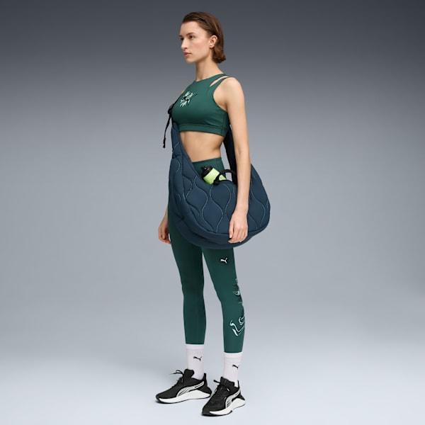 GREEN TERRAINS GRAPHIC BRA - MID Women, Green Terrain, large-ZAF