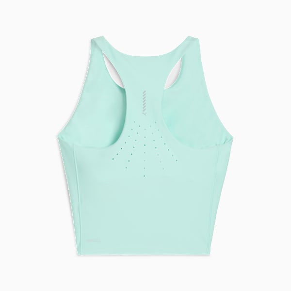 Crop top de running RACEDAY ULTRAFORM para mujer, Mint Melt, large-ARG