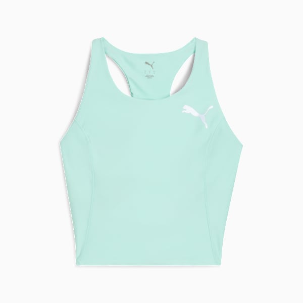 Crop top de running RACEDAY ULTRAFORM para mujer, Mint Melt, large-ARG