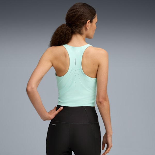 Crop top de running RACEDAY ULTRAFORM para mujer, Mint Melt, large-ARG