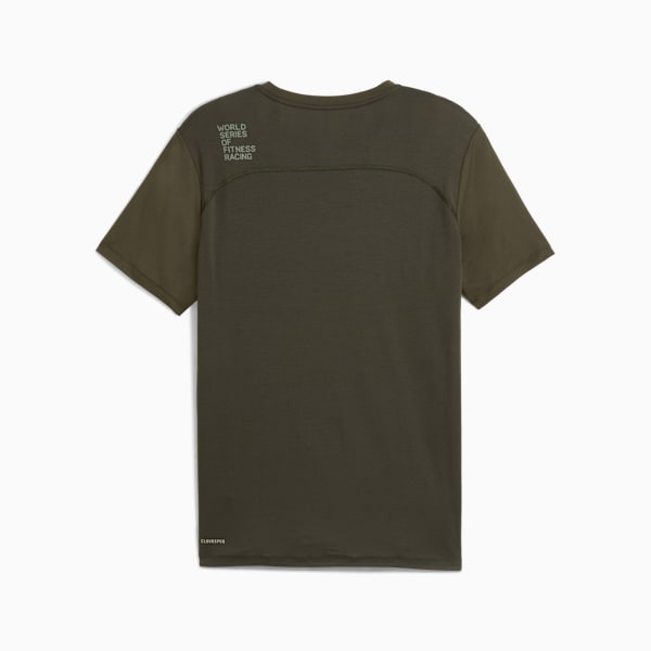 PUMA x HYROX CLOUDSPUN ThermoAdapt Tee Men, Dark Olive, large-MEX