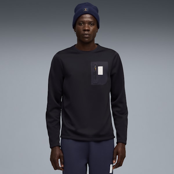 Sudadera PUMA x SAYSKY para hombre, New Navy, large-MEX