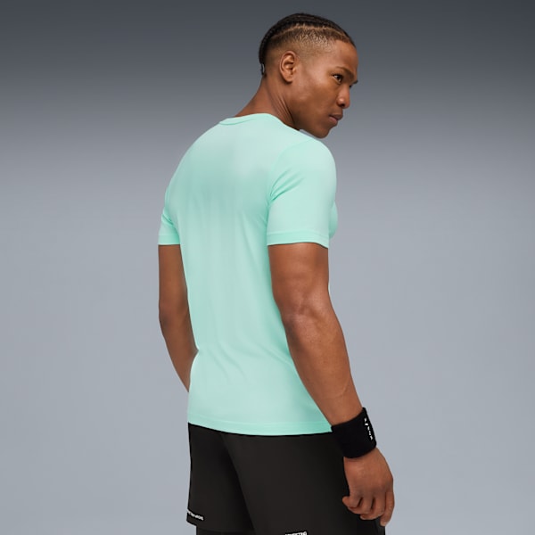 PUMA x HYROX Graphic Tee Men, Mint Melt, large-ZAF