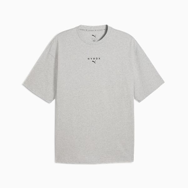 PUMA x HYROX Lifestyle Tee Men, Light Gray Heather, large-MEX