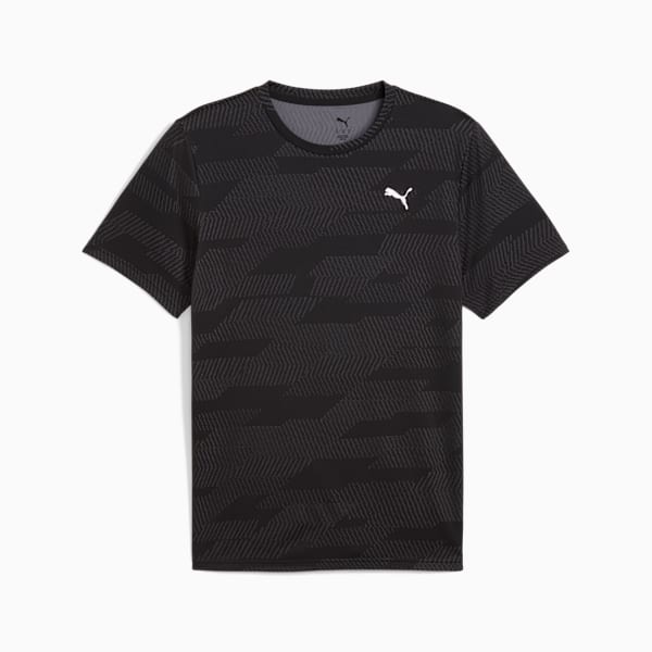 Camiseta FLEX Jacquard Training Masculina, PUMA Black, large-BRA