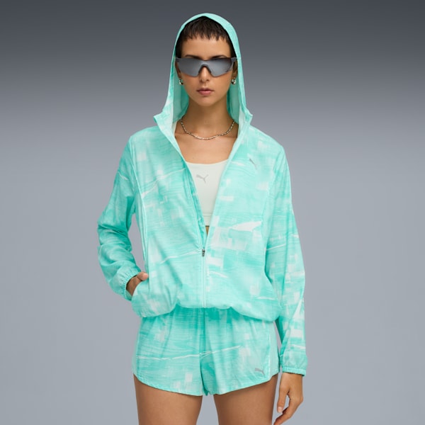 Campera RUN VELOCITY para mujer, Mint Melt, large-ARG