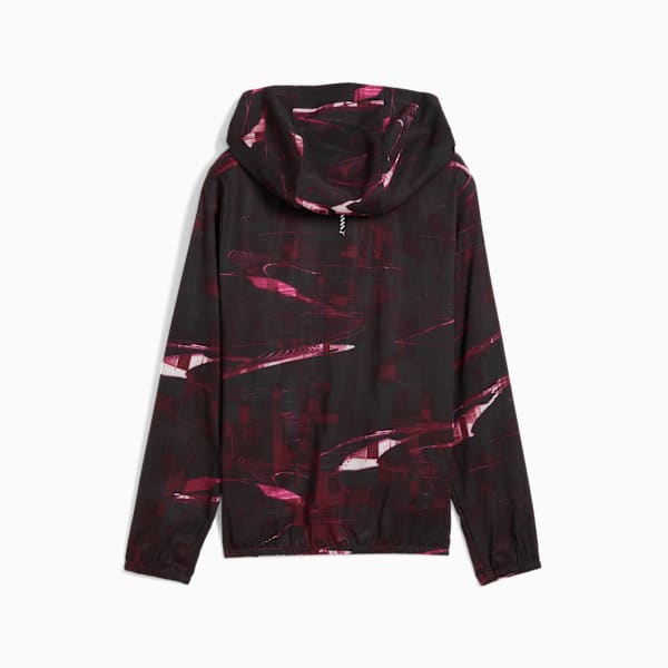 Campera RUN VELOCITY para mujer, Ruby Shimmer, large-ARG