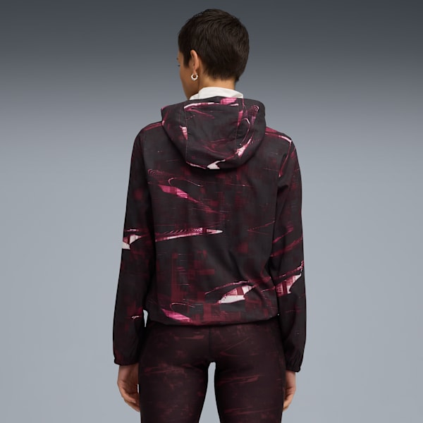 Campera RUN VELOCITY para mujer, Ruby Shimmer, large-ARG