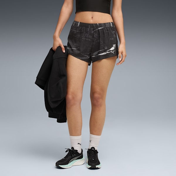 Shorts RUN VELOCITY para mujer, PUMA Black, large-ARG