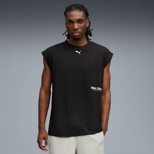 Cut-off Training Tank Men, PUMA Black, large-ZAF