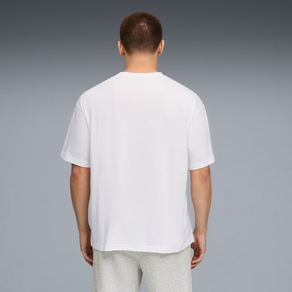 Oversize Training Tee Men, PUMA White, large-ZAF