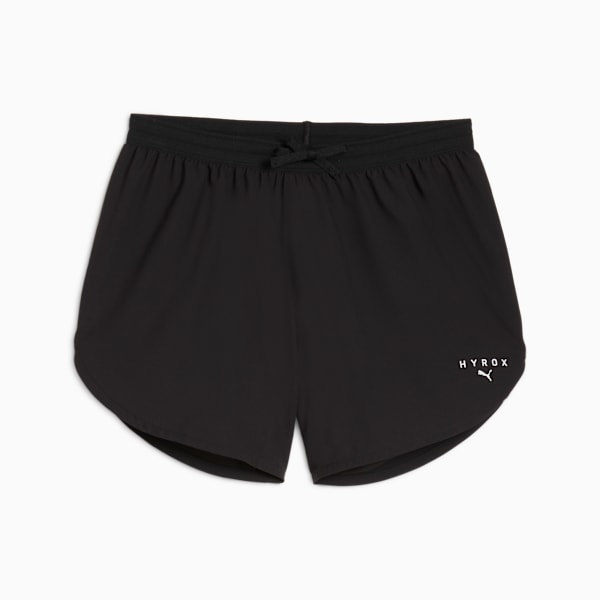 PUMA x HYROX ULTRAWEAVE 4" Shorts Women, PUMA Black, large-MEX