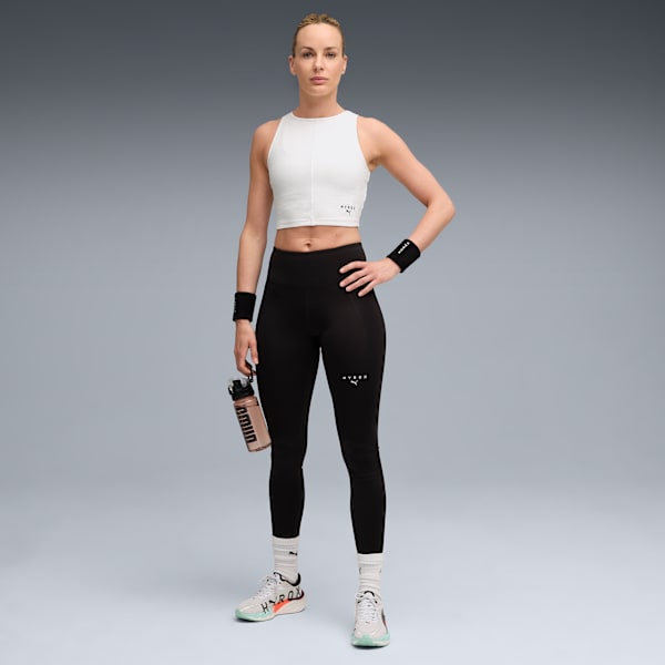 PUMA x HYROX Rib Cropped Tank Women, PUMA White, large-ZAF