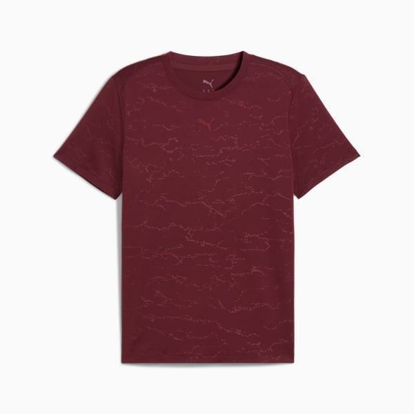 Playera de entrenamiento CLOUDSPUN para hombre, Ruby Shimmer, large-MEX