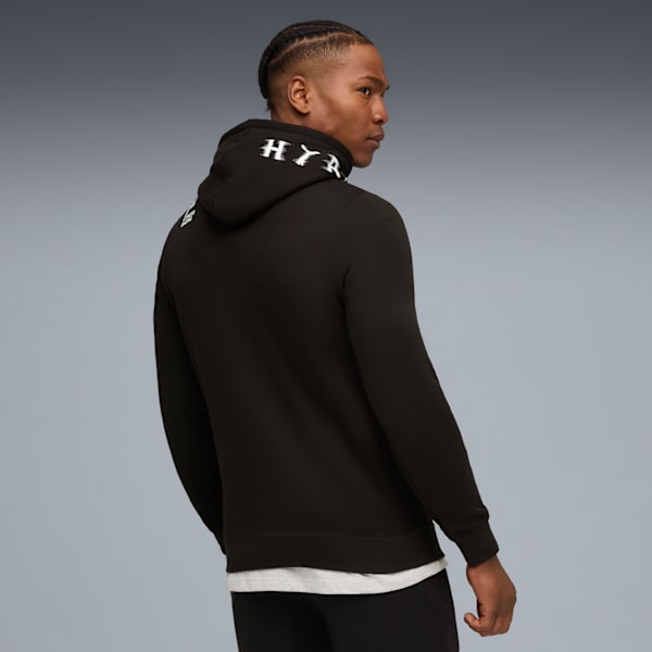 PUMA x HYROX Heavyweight Hoodie Men, PUMA Black, large-MEX