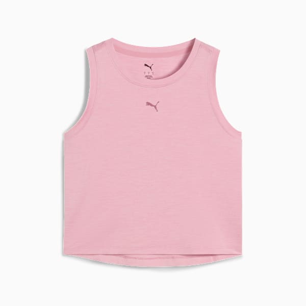 Musculosa de entrenamiento CLOUDSPUN para mujer, Poised Pink Heather, large-ARG