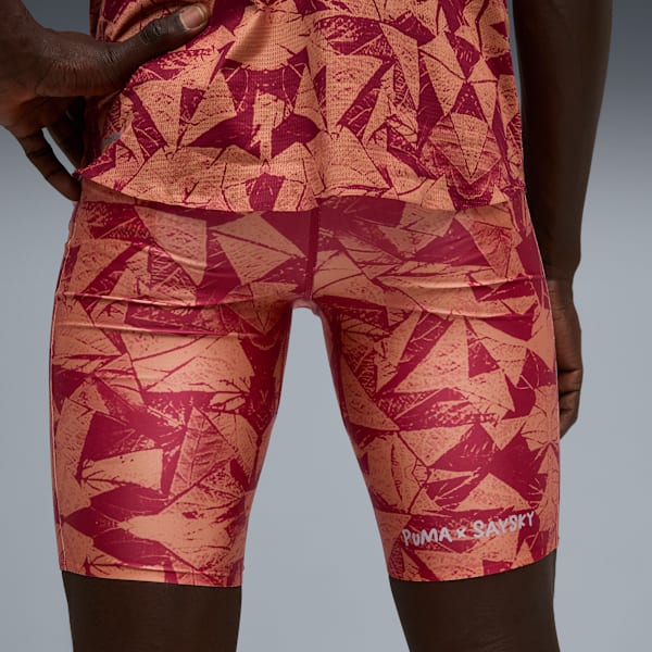 Shorts PUMA x SAYSKY para hombre, Team Regal Red-AOP, large-MEX