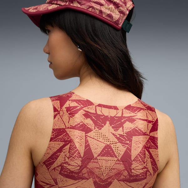 Top de running PUMA x SAYSKY para mujer, Team Regal Red-AOP, large-MEX