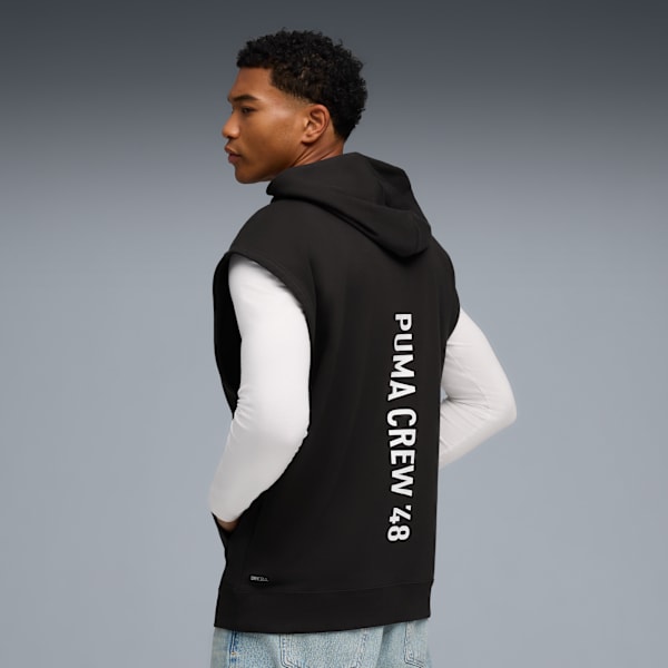 Sudadera sin mangas Graphics para hombre, PUMA Black, large-MEX