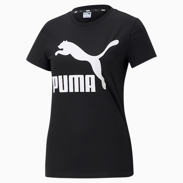 Camiseta Classics Logo para mujer, Puma Black, large-MEX