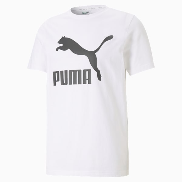 Classics Men's Logo Tee, Puma White, large-MEX