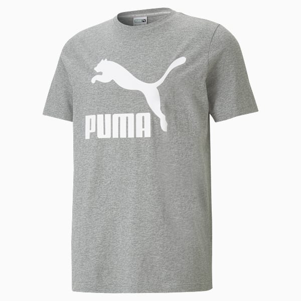 Classics Men's Logo Tee, Medium Gray Heather, large-MEX