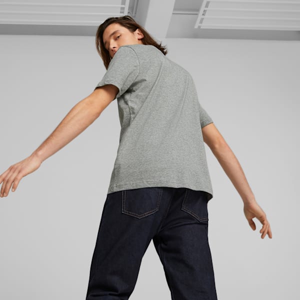 Classics Men's Logo Tee, Medium Gray Heather, large-MEX