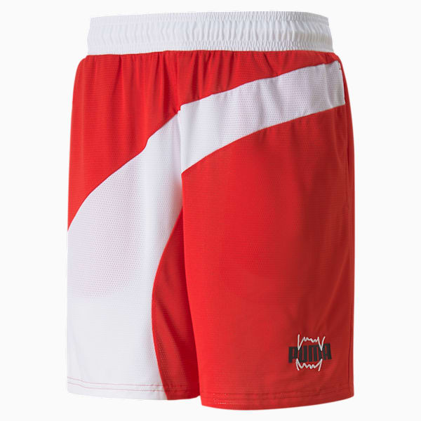 Shorts Flare Basketball Masculino, Vermelho, large-BRA