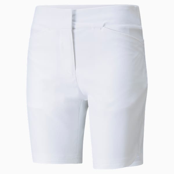 Bermuda Women's Golf Shorts, Bright White, large-ZAF