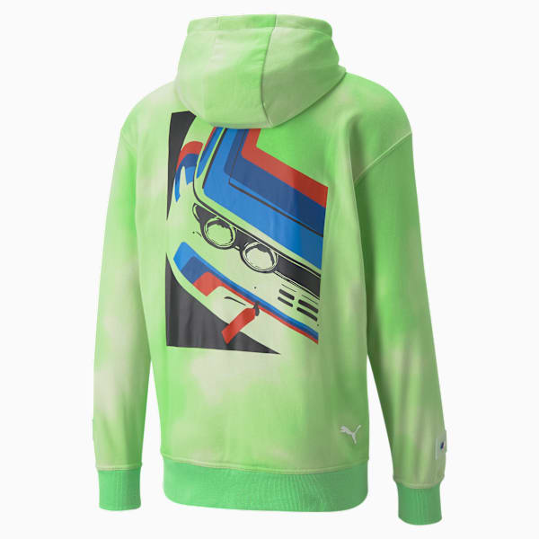 BMW M Motorsport Statement Men's Hoodie, Paradise Green, large-ZAF