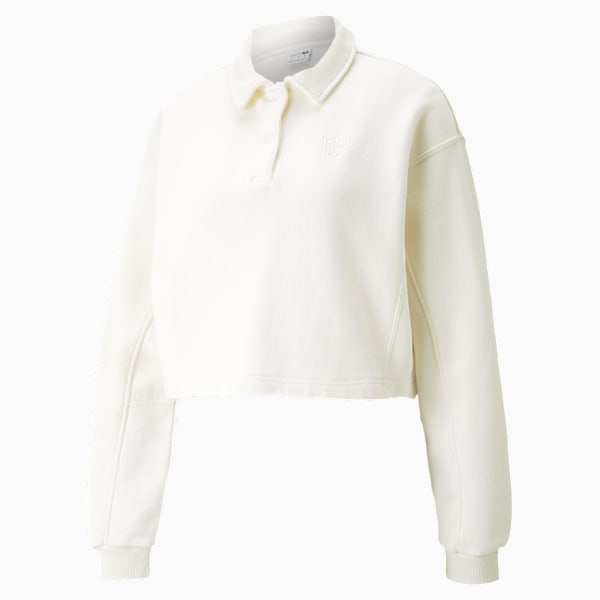 Infuse Fashion Polo Women's Sweatshirt, Pristine, large-ZAF