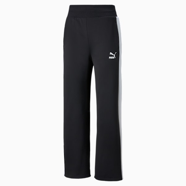 T7 Straight Women's Pants, Puma Black, large-ZAF