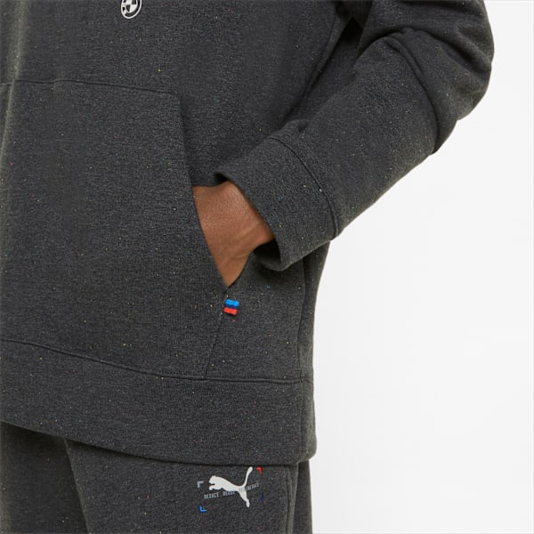 BMW M Motorsport RE:Collection Men's Hoodie, Dark Gray Heather-B1NP008, large-ZAF
