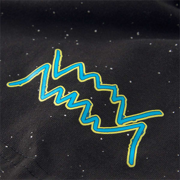 PUMA x RICK AND MORTY Short Sleeve Men's Basketball Tee, Puma Black, large-ZAF