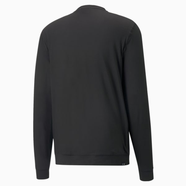 CLOUDSPUN GRYLBL Crew Neck Golf Sweatshirt Men, Puma Black, large-ZAF