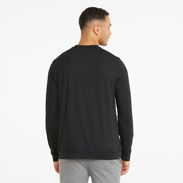 CLOUDSPUN GRYLBL Crew Neck Golf Sweatshirt Men, Puma Black, large-ZAF