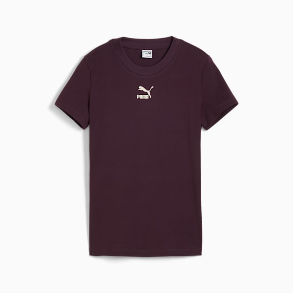 Playera estrecha para mujer Classics, Midnight Plum, large-MEX