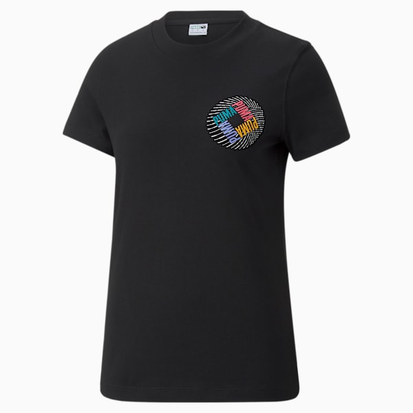 SWxP Graphic Tee Women, Puma Black, large-ZAF