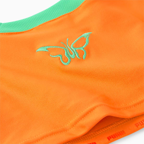 PUMA x DUA LIPA Long Sleeve Crop Tee Women, Carrot, large-ZAF